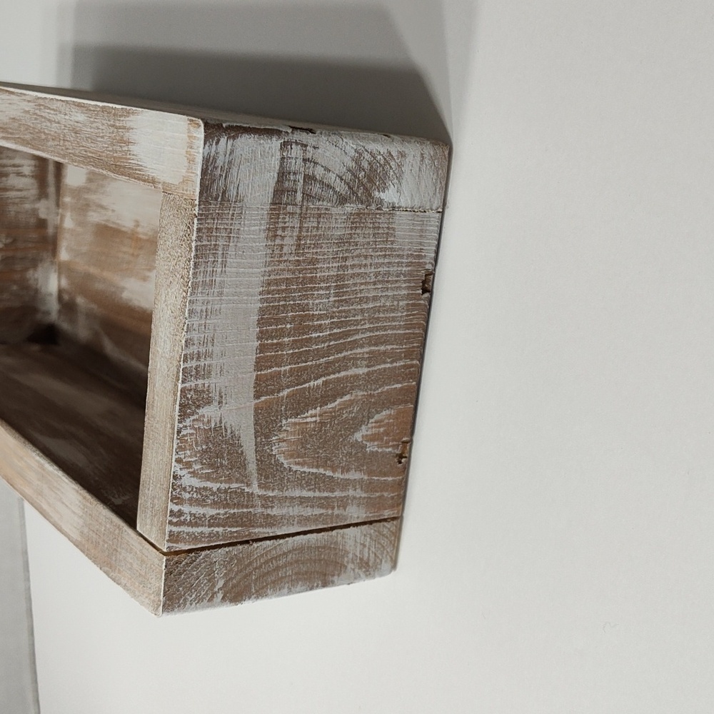 Pair of Solid Wood Rectangular Decor Boxes ( set of 2) - Picture 3 of 8